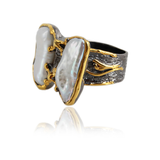Handmade Sterling Silver Pearl Ring
