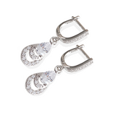 Ella White  Sterling Silver Earrings