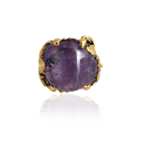 Handmade Sterling Silver Ring With Amethyst Stone